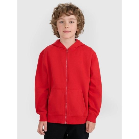 Bluza dresowa rozpinana z kapturem chłopięca 4F 4FJRAW25TSWSM2488-62S