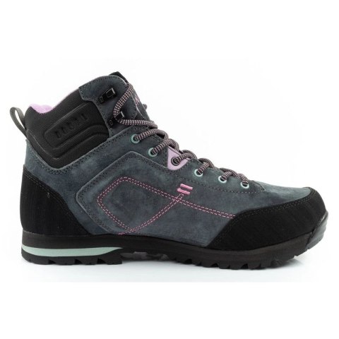 CMP Alcor buty damskie trekkingowe skóra trwałe wodoodporne za kostkę szare