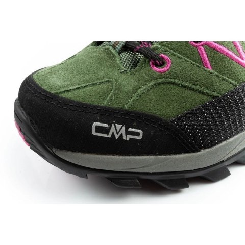 CMP Rigel buty damskie trekkingowe skóra trwałe wodoodporne za kostkę zielone