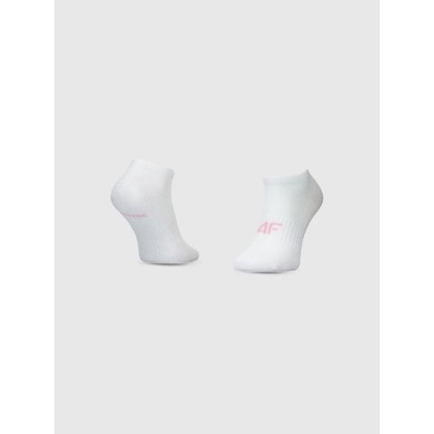 Skarpetki casual przed kostkę dziewczęce (ZESTAW 3 szt.) 4F 4FJWMM00USOCF496-93S