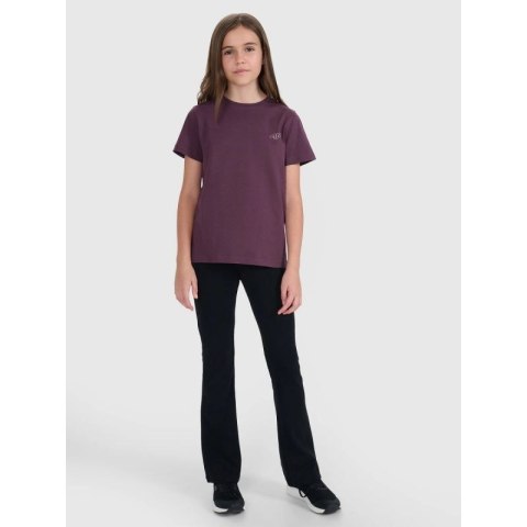 T-shirt regular gładki (ZESTAW 2 szt.) dziecięcy 4F 4FJRAW25TTSHU3157-92S