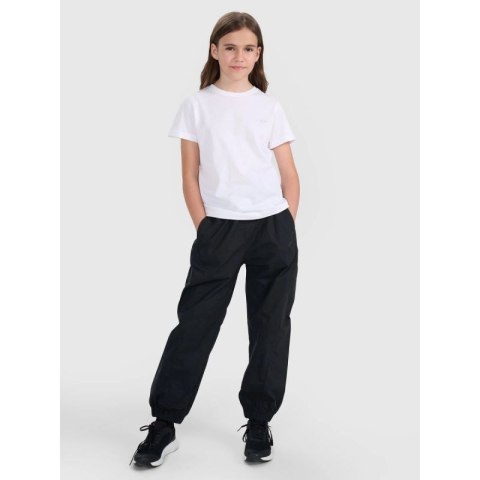 T-shirt regular gładki (ZESTAW 2 szt.) dziecięcy 4F 4FJRAW25TTSHU3157-93S