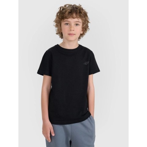 T-shirt regular gładki (ZESTAW 2 szt.) dziecięcy 4F 4FJRAW25TTSHU3157-93S