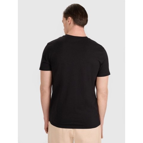 T-shirt regular z nadrukiem siatkarskim męski 4F 4FRAW25TTSHM3235-20S
