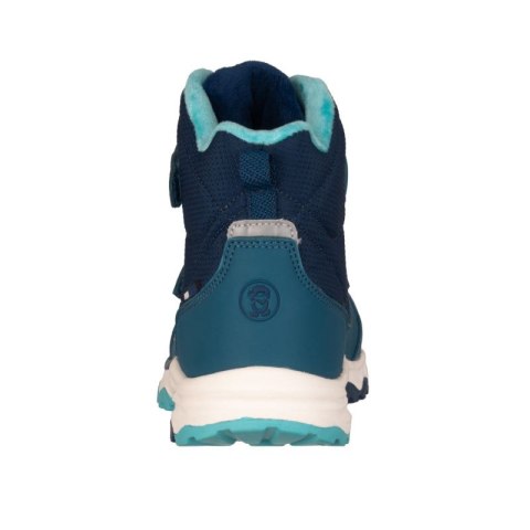 Buty zimowe dziecięce Trollkids Kids Hafjell Winter Boots śniegowce wodoodporne na rzepy niebieskie (264-102) Trollkids
