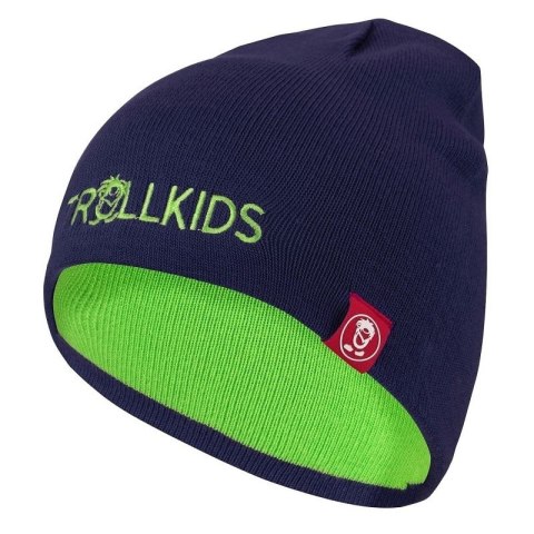 Czapka zimowa dziecięca Trollkids Kids Troll Beanie dzianinowa dziewczęca/chłopięca zielona (920-100) Trollkids