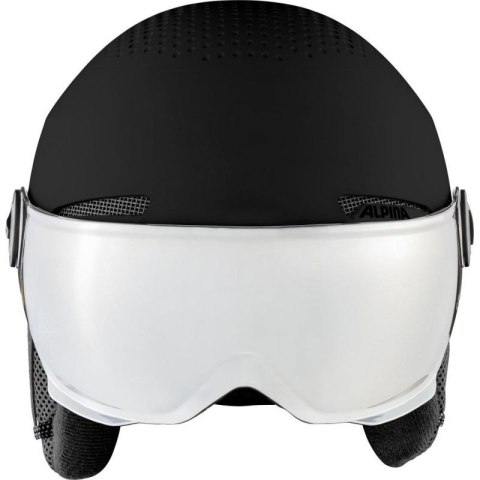 Kask narciarski ALPINA ARBER VISOR Q LITE BLACK 58-61