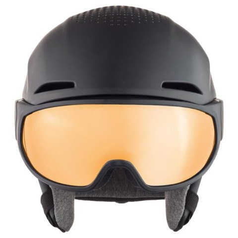 Kask zimowy ALPINA ALTO Q-Lite black matt (gold mirror) 55-59