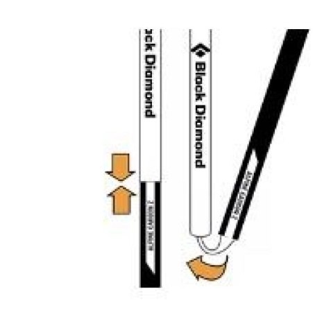 Kije Trekkingowe Black Diamond DISTANCE FLZ POLES PEWTER Black Diamond