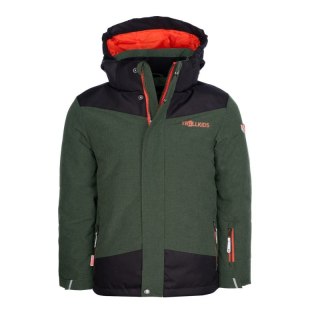 Kurtka zimowa dziecięca Trollkids Kids Norefjell Jacket ocieplana wodoodporna zielona (132-322) Trollkids