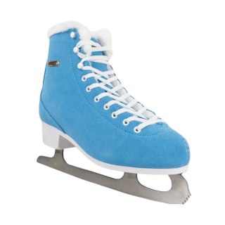 Łyżwy figurowe Roces Suede Eco-Fur niebiesko-białe 450702 004