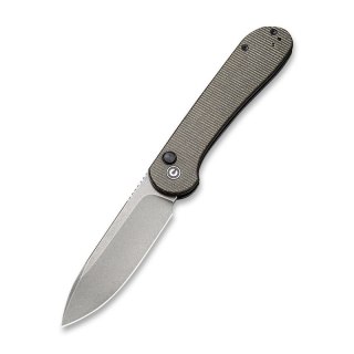Nóż CIVIVI Button Lock Elementum Dark Green Micarta Civivi