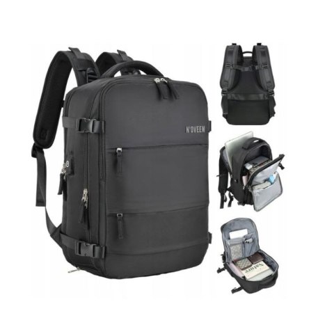 Plecak Podróżny Kabinowy NOVEEN CTB400 Black 40x20x25