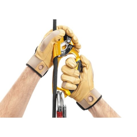 Przyrząd zaciskowy Petzl ASCENSION prawy czarno-żółty Petzl