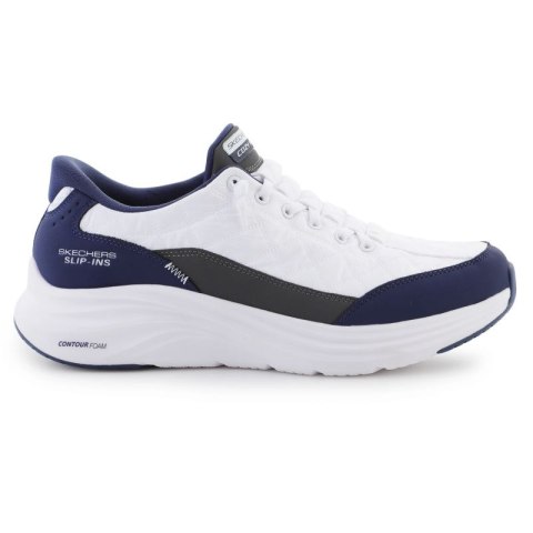 Skechers Slip-ins: Contour Foam - Cozy Fit 232619-WNV White/Navy Skechers