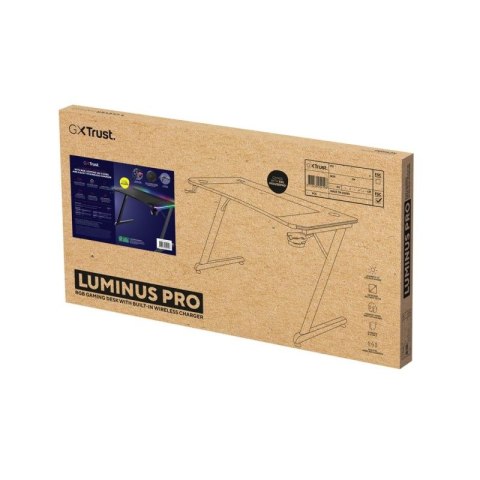 Biurko gamingowe TRUST GXT 710 LUMINUS PRO RGB