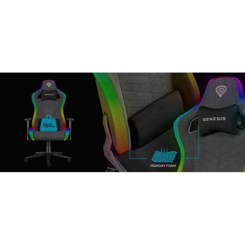 GENESIS NFG-2246 fotel do gry - fotel dla gracza - Obite siedzisko
