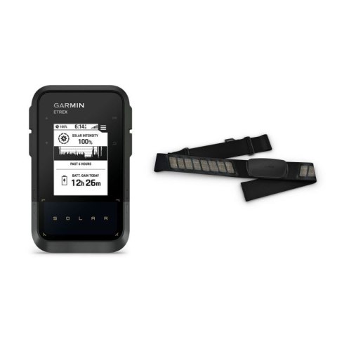 Nawigacja turystyczna Garmin eTrex SE GPS Solar Czarny/Szary + Czujnik Garmin HRM Dual