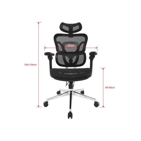 Wyposaż Ergonomiczne Krzesło Biurowe + Zagłówek/Podłokietniki Lite Sprzedaż Detaliczna