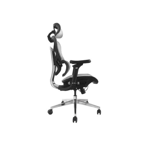Wyposażenie Ergonomiczne Krzesło Biurowe + Zagłówek/Podłokietniki Szare Lite Sprzedaż Detaliczna