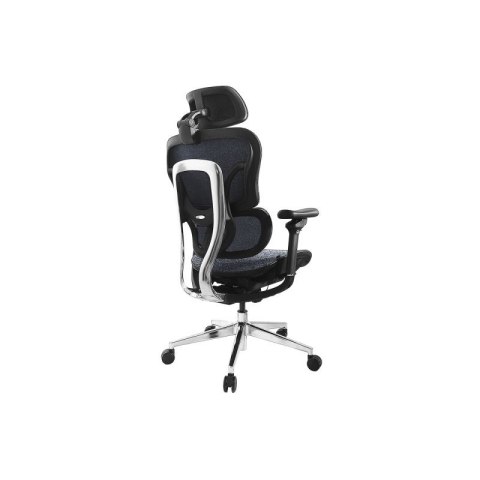 Wyposażenie: Ergonomiczne krzesło biurowe + Zagłówek/Podłokietniki niebieski/lite Sprzedaż detaliczna