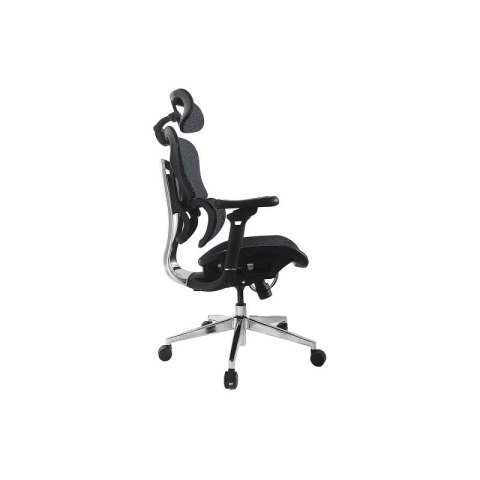 Wyposażenie: Ergonomiczne krzesło biurowe + Zagłówek/Podłokietniki niebieski/lite Sprzedaż detaliczna