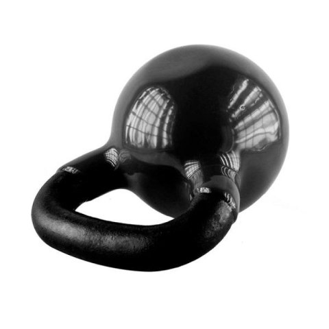 Kettlebell żeliwny pokryty winylem HMS KNV12 BLACK HMS