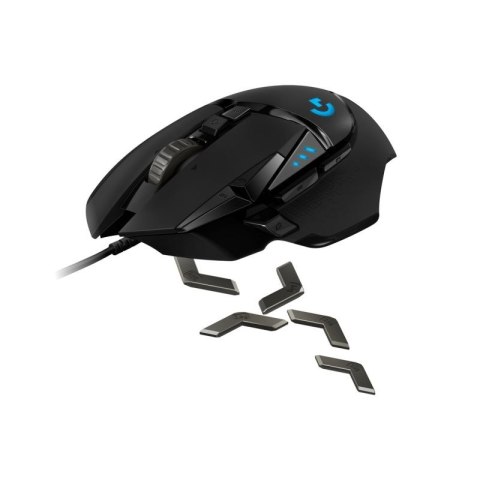 Mysz Logitech G502 Gaming HERO EU 910-005471 (optyczna; 16000 DPI; kolor czarny)