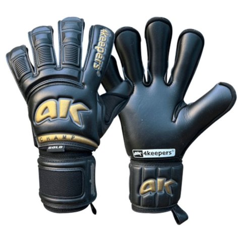 Rękawice bramkarskie 4keepers Champ Gold Black VI RF2G Jr S906497 4Keepers