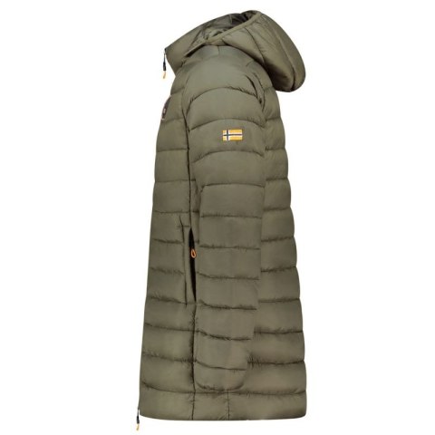 Kurtka męska Geographical Norway AMIGOMAP LONG HOOD DB KAKI MEN 233 KAKI (WZ5087H/GN-KAKI)