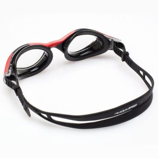 Okulary pływackie Aqua Speed Aquilo czarno-czerwone 62649-31