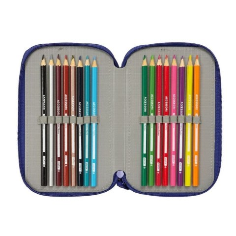 Piórnik z wyposażeniem FC Barcelona triple filled pencil case 36 PCS 412529857 Inny