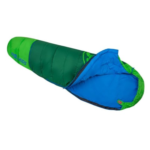Śpiwór na biwak dla dzieci Trollkids Kids Fjell Dreamer turystyczny dziecięcy outdoorowy zielony (950-308)