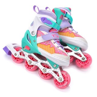 Rolki Meteor 4w1 Cream M 34-37 10142 Meteor