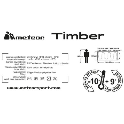 Śpiwór Meteor Timber 81152 Meteor