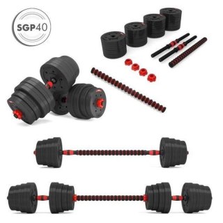 Sztangielki-Sztanga Kompozyt 2w1 SGP40 HMS 40 kg