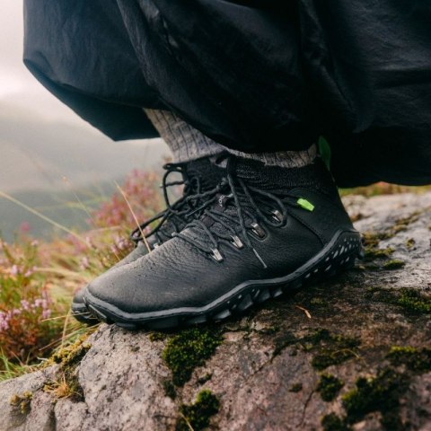 Buty turystyczne Vivobarefoot MAGNA FOREST ESC WOMENS OBSIDIAN/LIME trekkingi minimalistyczne (209082-02)