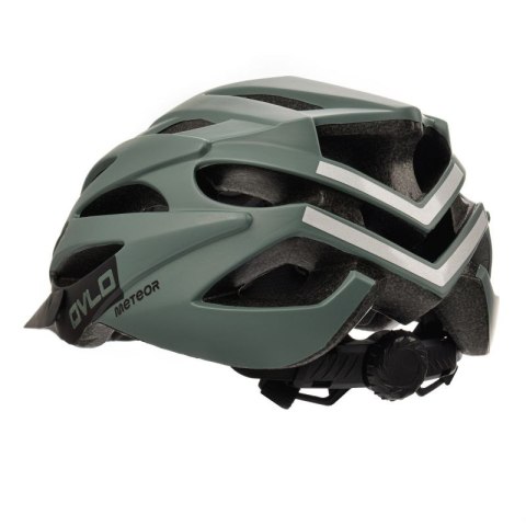 Kask rowerowy Meteor Ovlo M 16869 55-58 cm zielony Meteor