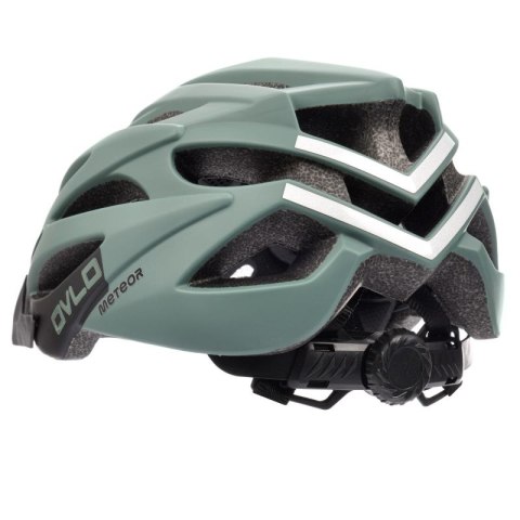 Kask rowerowy Meteor Ovlo M 16869 55-58 cm zielony Meteor
