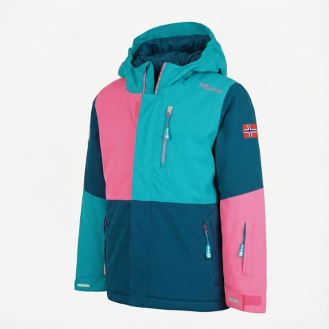Kurtka z kapturem zimowa dziecięca Trollkids Kids Hallingdal Jacket outdoorowa wielokolorowa (226-123) Trollkids