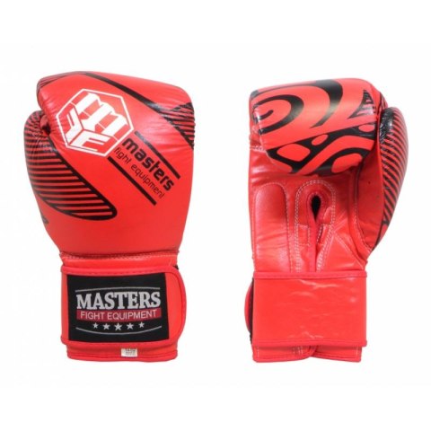 Rękawice bokserskie skórzane Masters Rbt-Red 14 oz 01806022-14 Masters