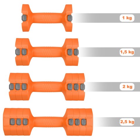 HL03 HANTLE REGULOWANE ORANGE 2 x 2.5 KG HMS HMS