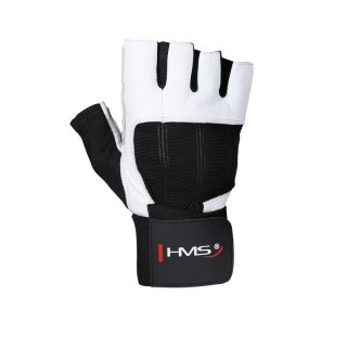 RST04 WHITE-BLACK ROZM. S RĘKAWICE NA SIŁOWNIĘ HMS HMS