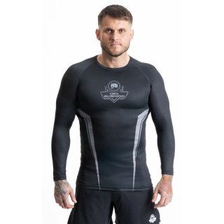 Rashguard szary długi rękaw logo DBX Bushido