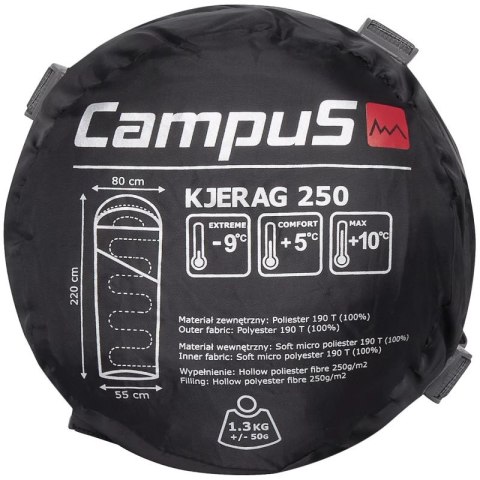 Śpiwór Campus Kjerag 250 Left Sleeping Bag CUL702123200 Campus