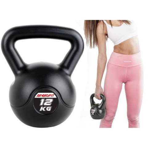 Hantla kompozytowa kettlebell 12 kg odważnik EB FIT 1025780