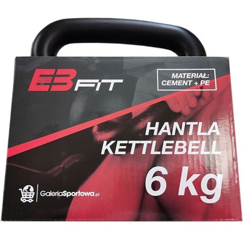 Hantla kompozytowa kettlebell 6 kg odważnik EB FIT 1025773 Inny