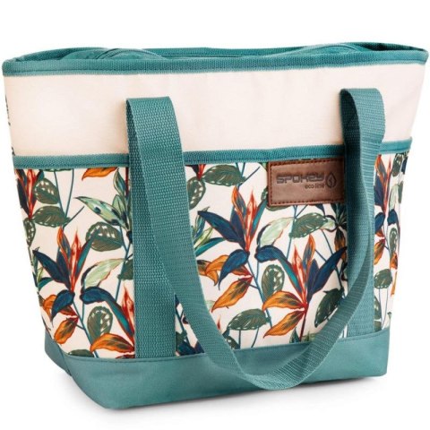 Torba termiczna Spokey Eco Simply zielono-beżowa 929509 Spokey