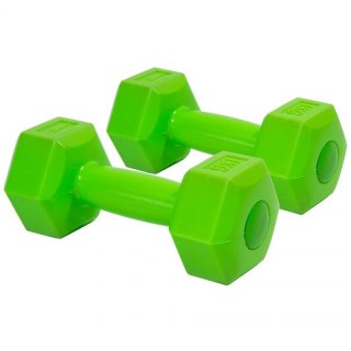 Zestaw Hantli Kompozytowych EB FIT 2x1kg zielone 1027012 Inny