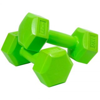 Zestaw Hantli Kompozytowych EB FIT 2x1kg zielone 1027012 Inny